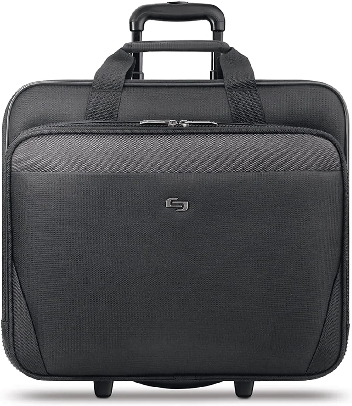 Solo New York Empire Rolling Laptop Bag. Rolling Briefcase for Women and Men. Fits Up to 17.3 Inch Laptop - Black, (CLS910-4)