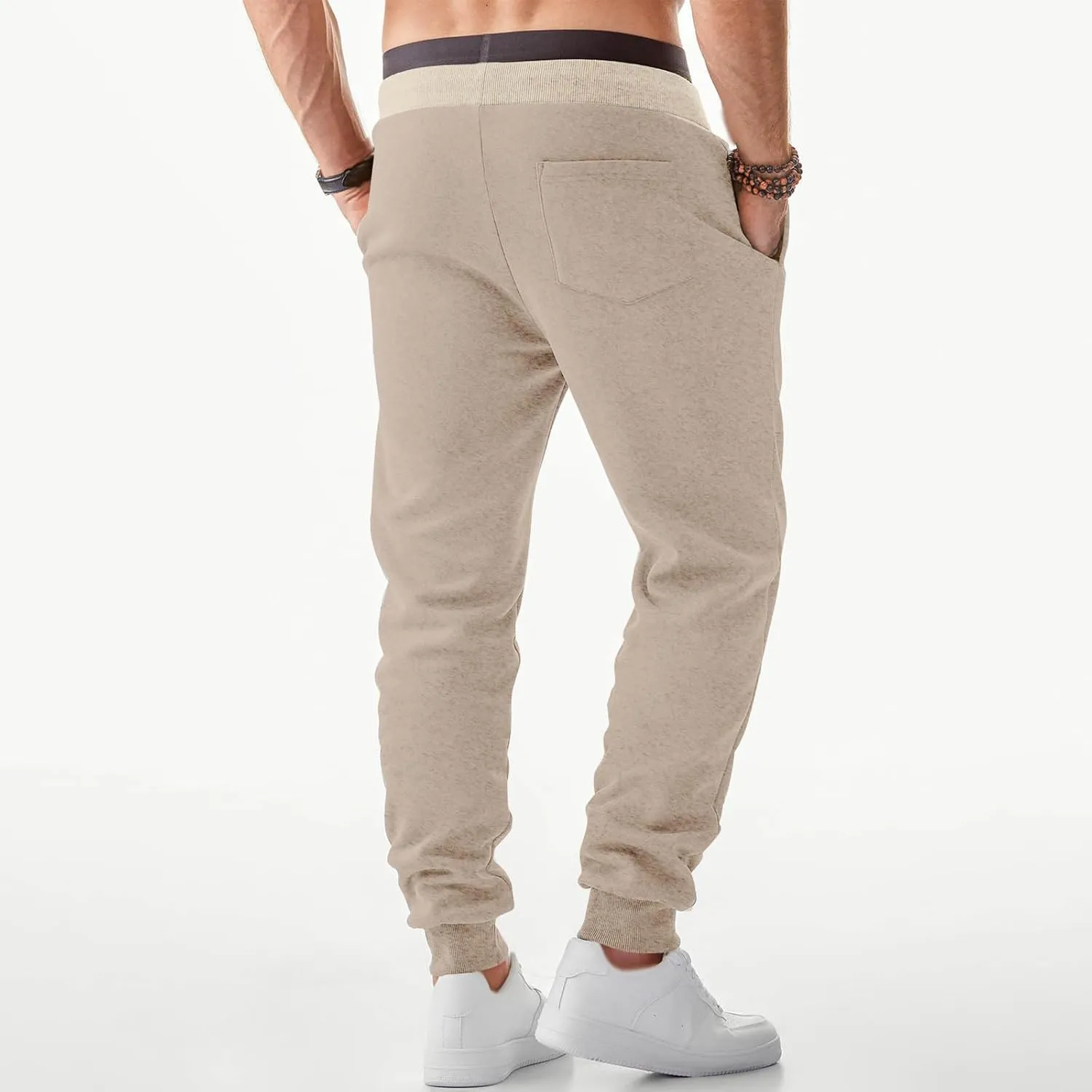Sports Outdoor Sweatpants Men Hiking Baggy Pants Plain Workout Pants Leisure Stretch Pants Classic Work Pants