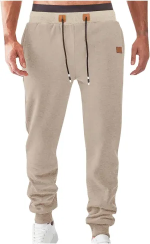 Sports Outdoor Sweatpants Men Hiking Baggy Pants Plain Workout Pants Leisure Stretch Pants Classic Work Pants