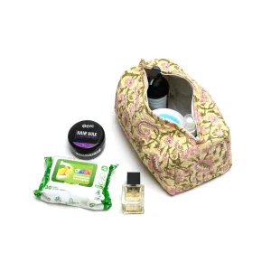 SPRING HOLIKAQUILTED TOILETRY POUCH