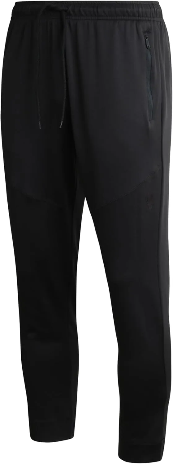 Spyder Mens Sweatpants with Pockets - Athletic Performance Tech Joggers for Men, Terry Workout Pants for Gym, Running, Hiking