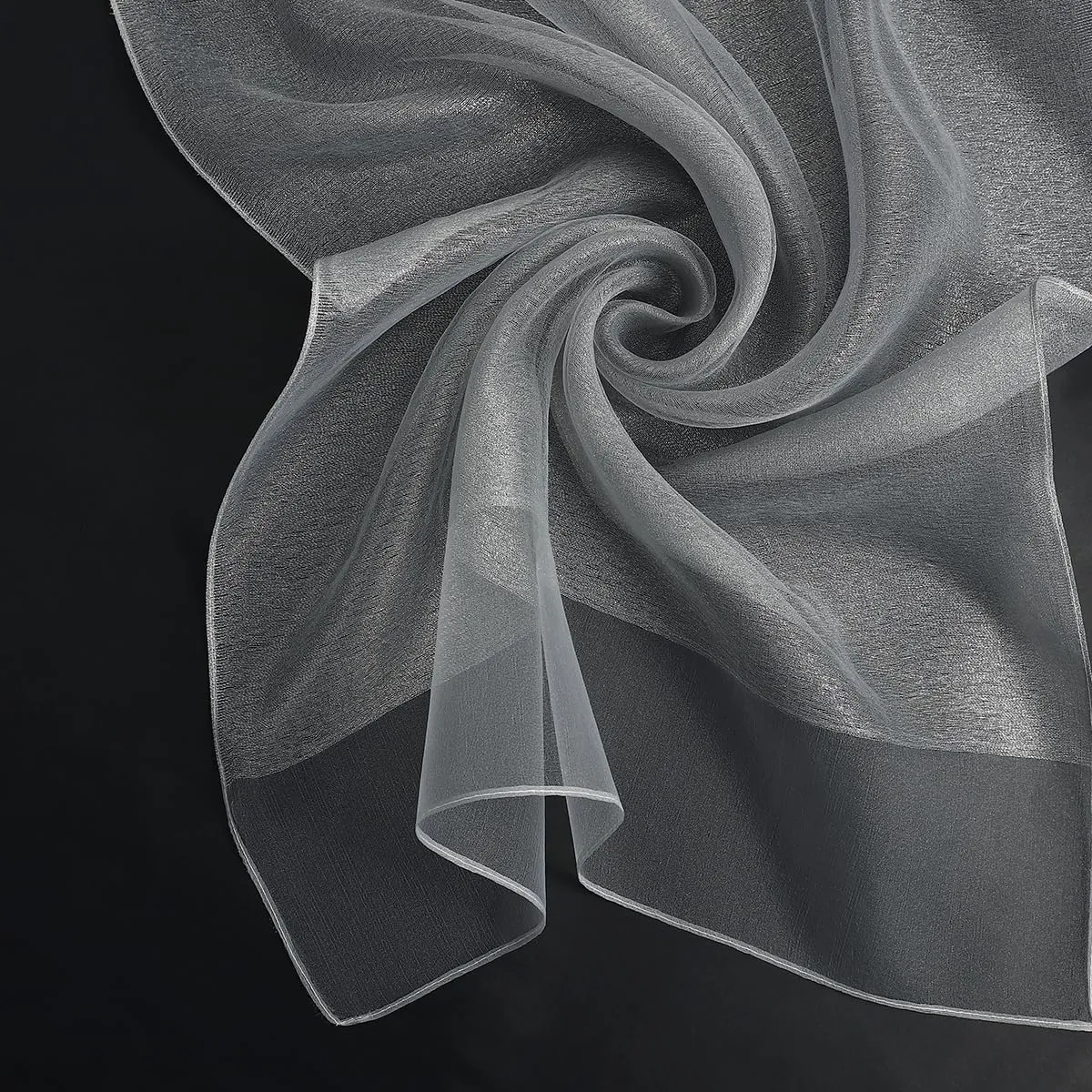 STARWHISPER Women's Sparkle Silk Scarf Shawl Wrap for Evening Dress Wedding Party Double layer