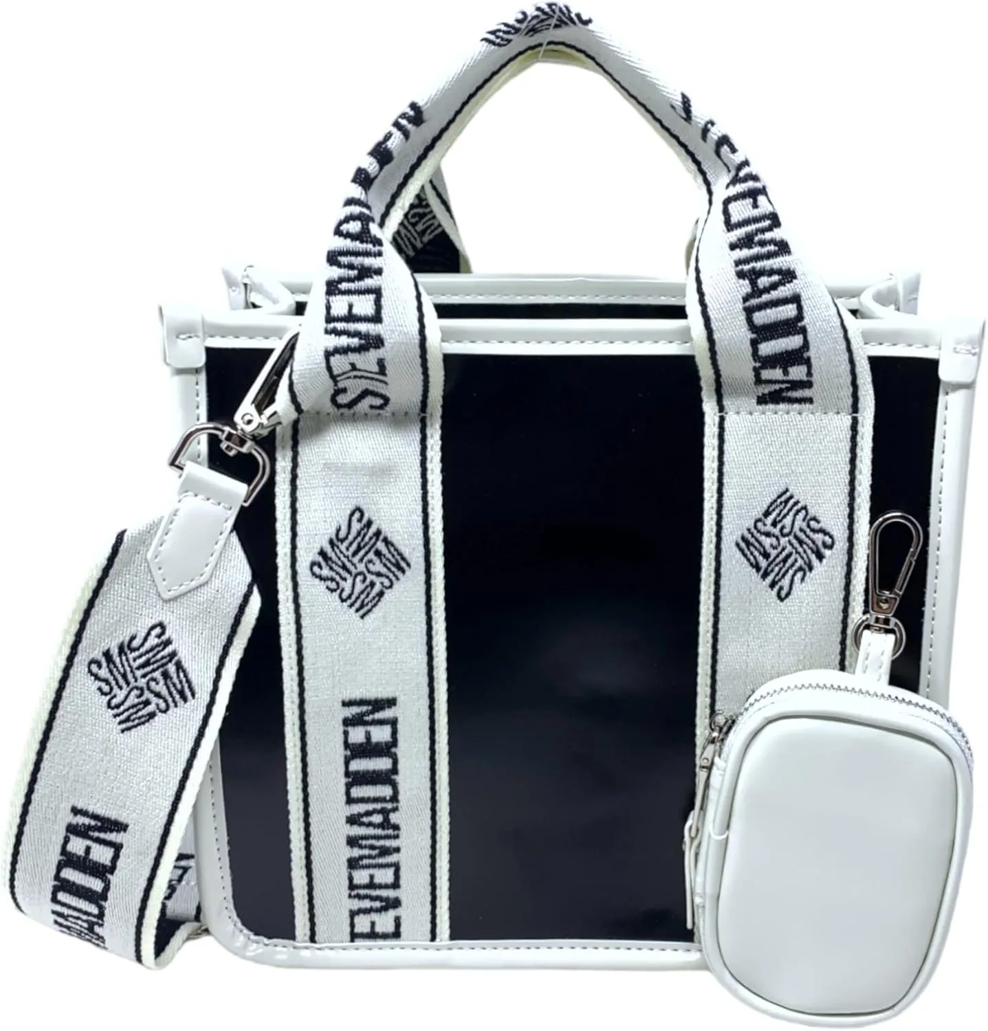 Steve Madden Faux Patent Leather Bwebber Bag