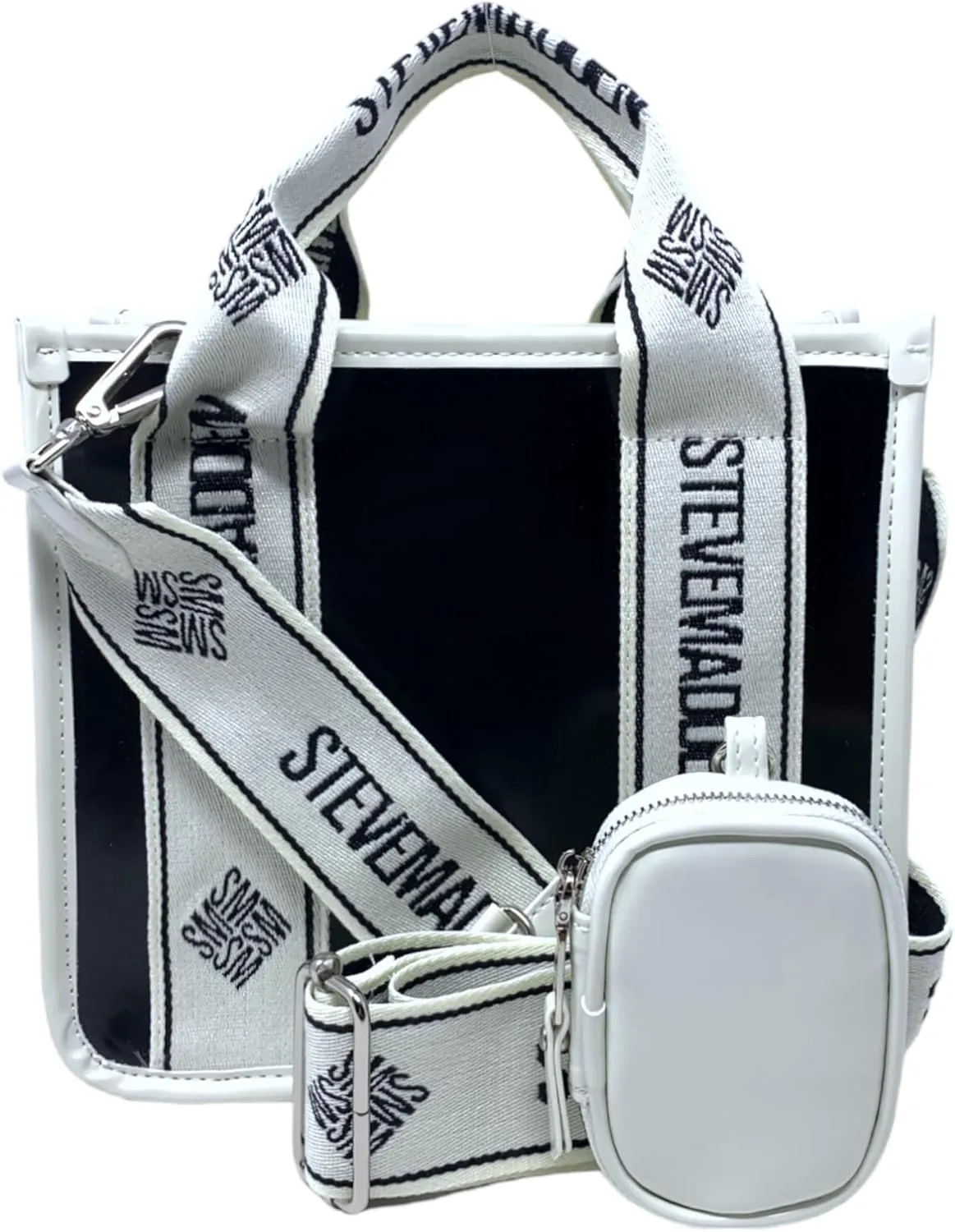 Steve Madden Faux Patent Leather Bwebber Bag