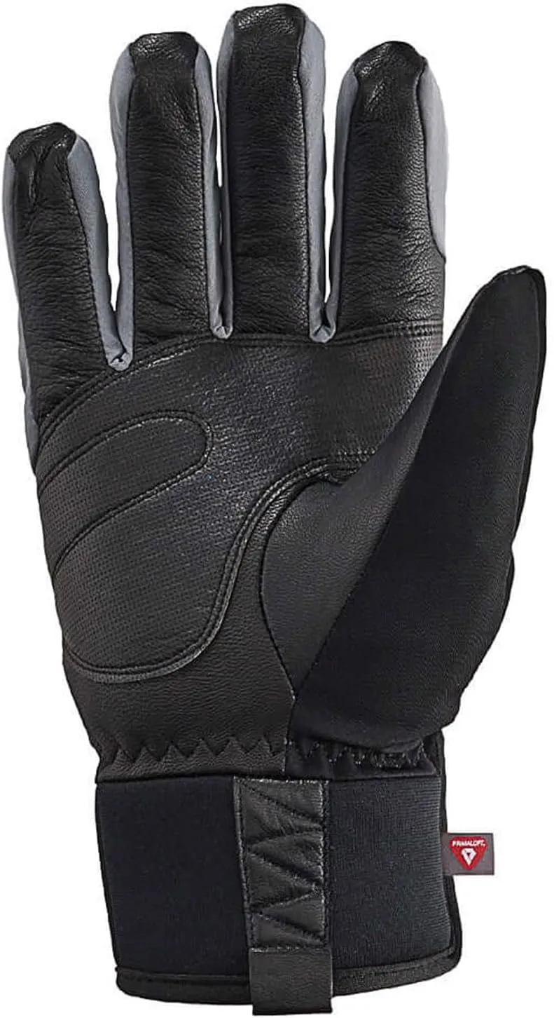 Striker Apex Waterproof Breathable Insulated Ice Fishing Gloves with Reinforced Full Leather Palm & Adjustable Neoprene Cuff