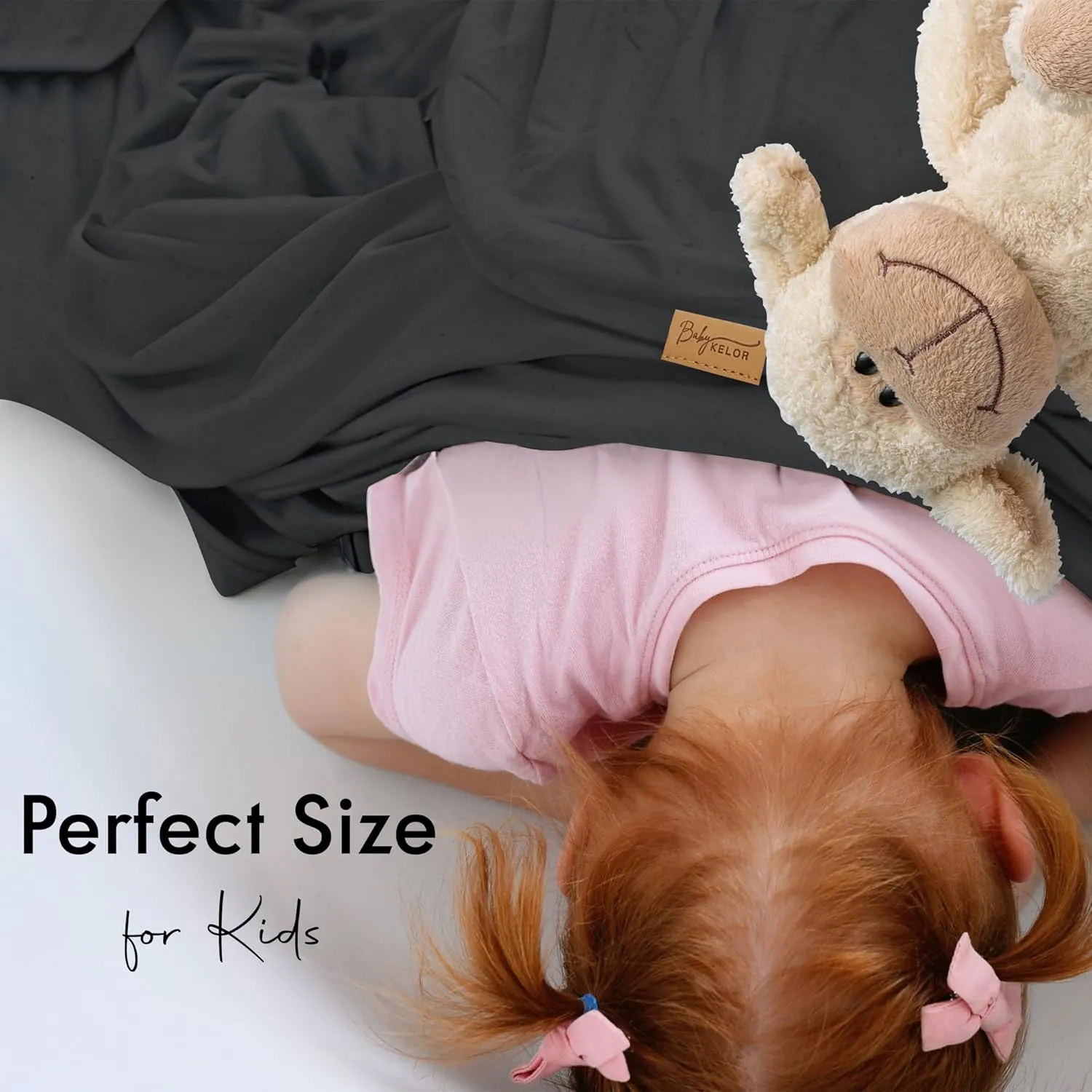 Swaddle Blankets, Baby Swaddling Wrap Nursery Blanket for Boys & Girls Unisex, Soft 95% Viscose from Bamboo and 5% Spandex, Large 45 x 45 inches, Charcoal Gray