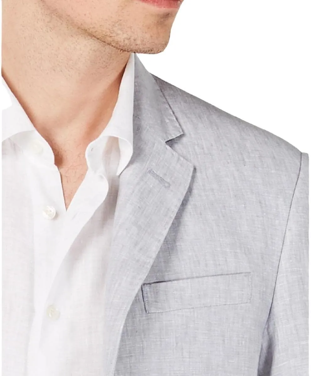 Tasso Elba Mens Blazer Linen