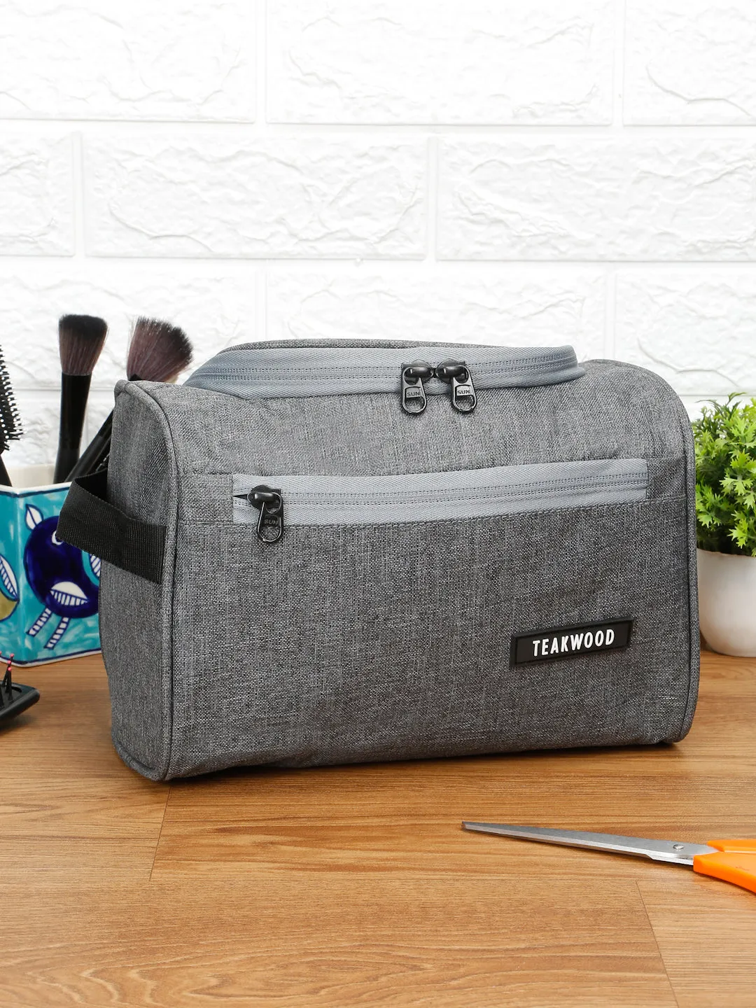 Teakwood Essentials Travel Toiletry Bag