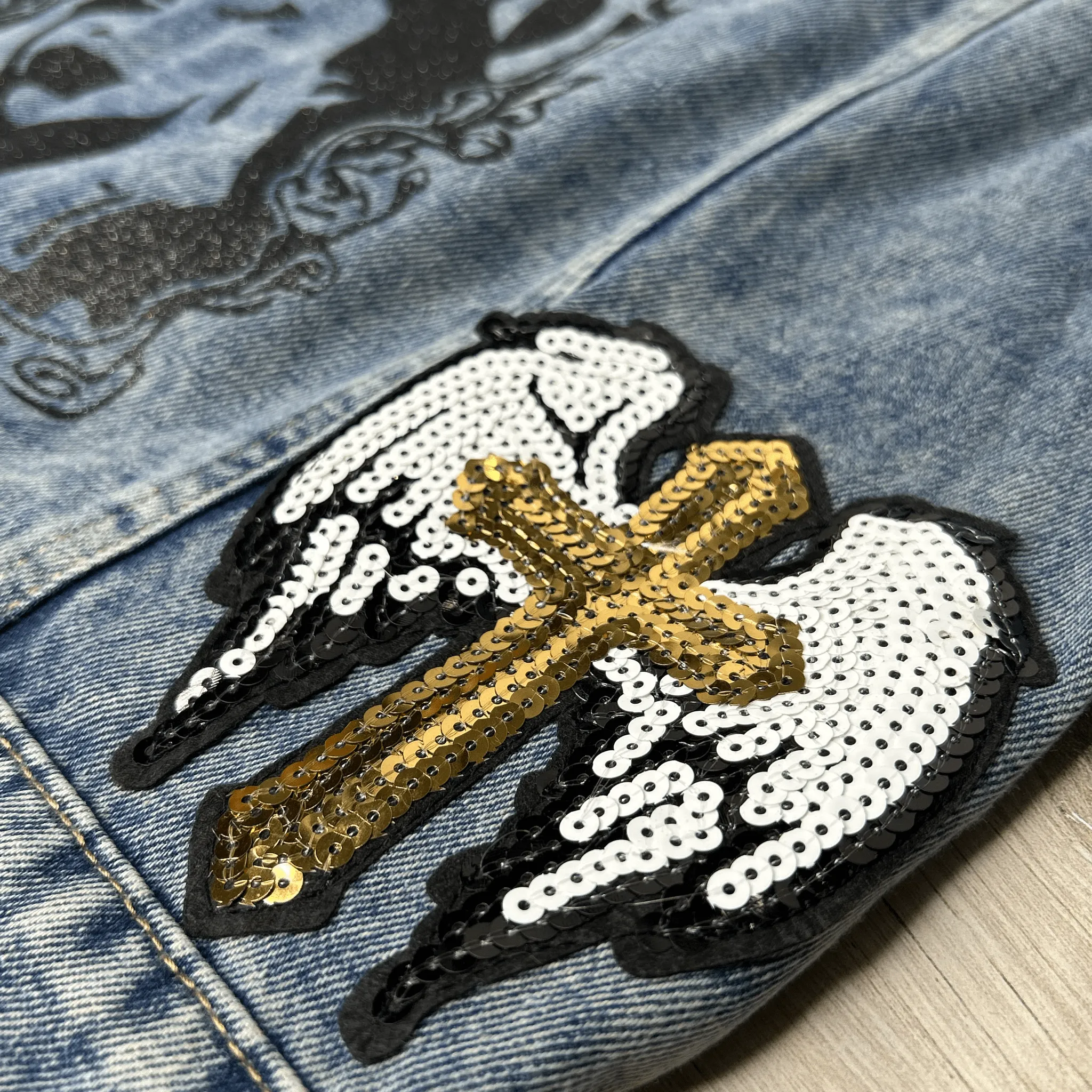 Tejano Embellished Denim Jacket