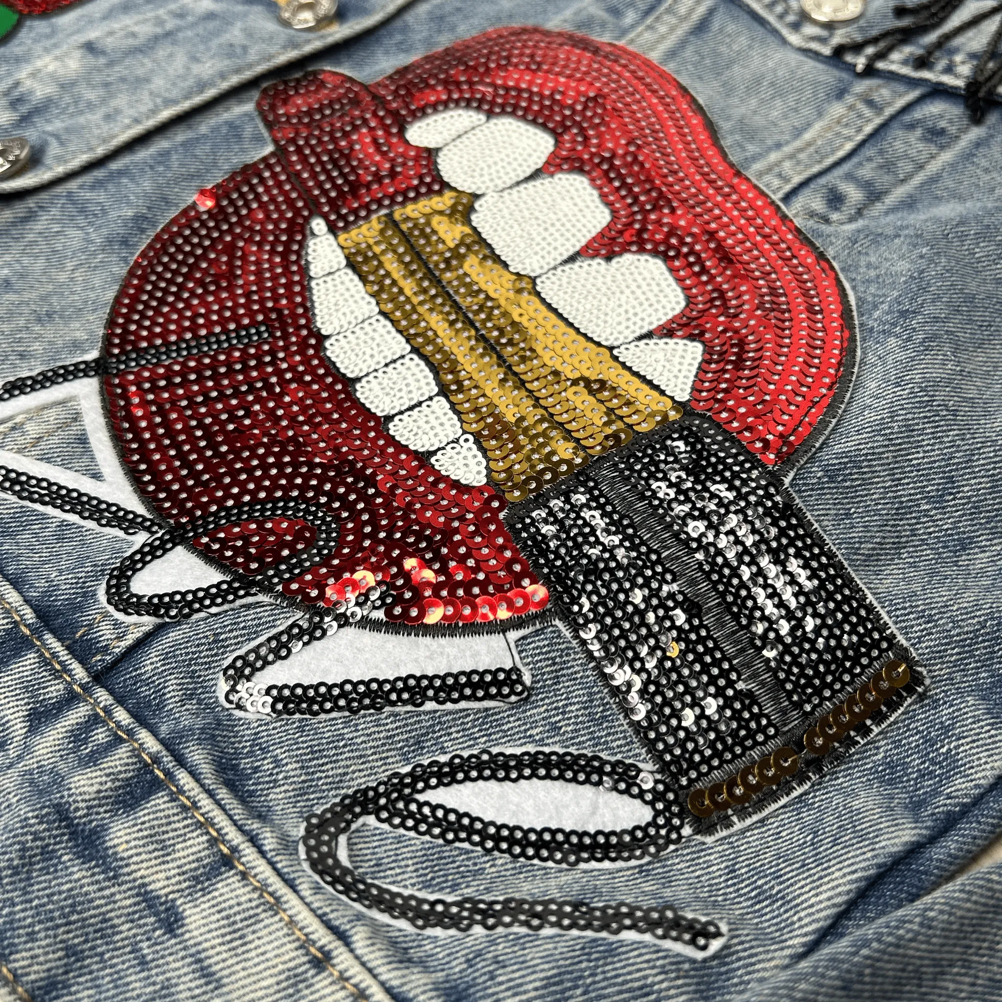 Tejano Embellished Denim Jacket