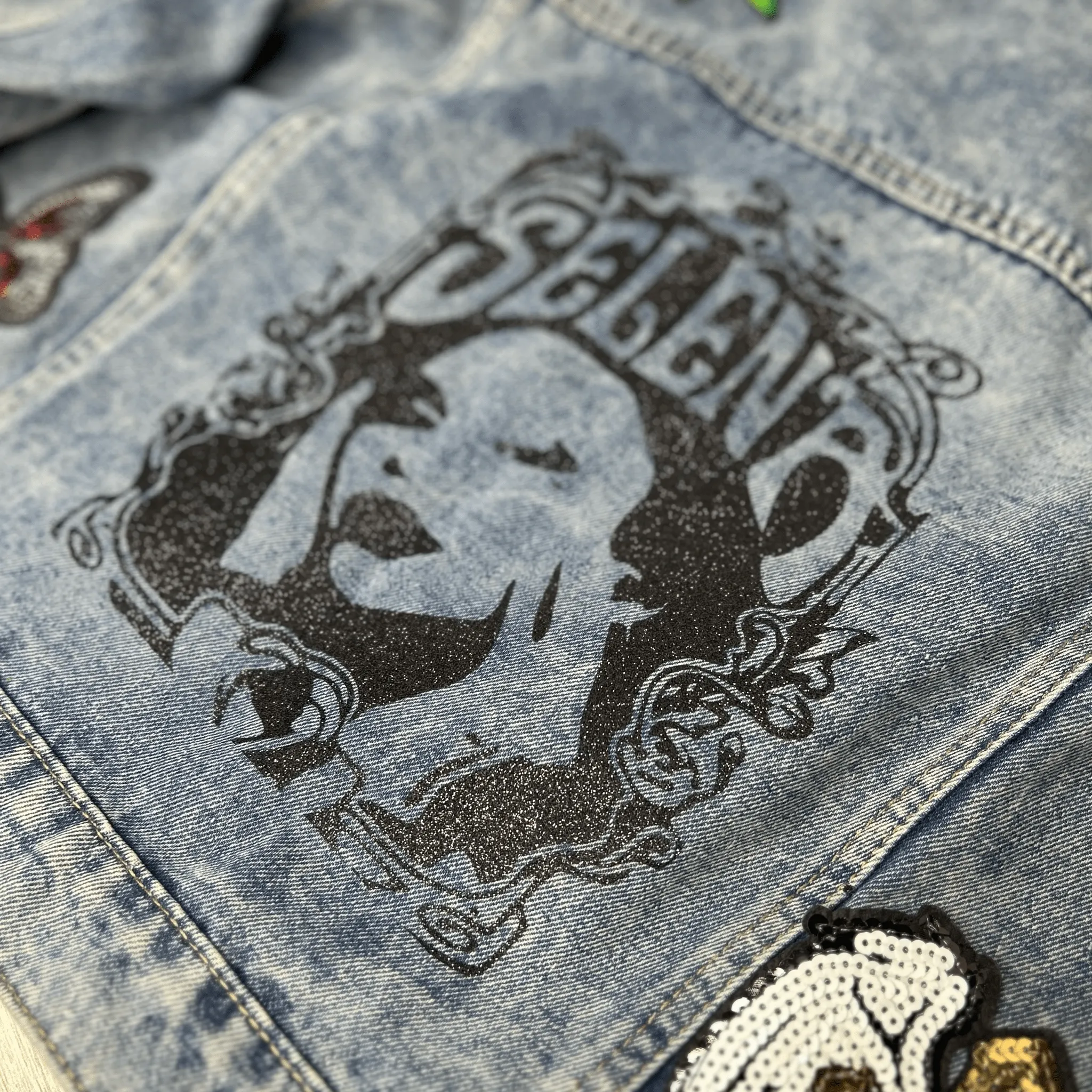 Tejano Embellished Denim Jacket