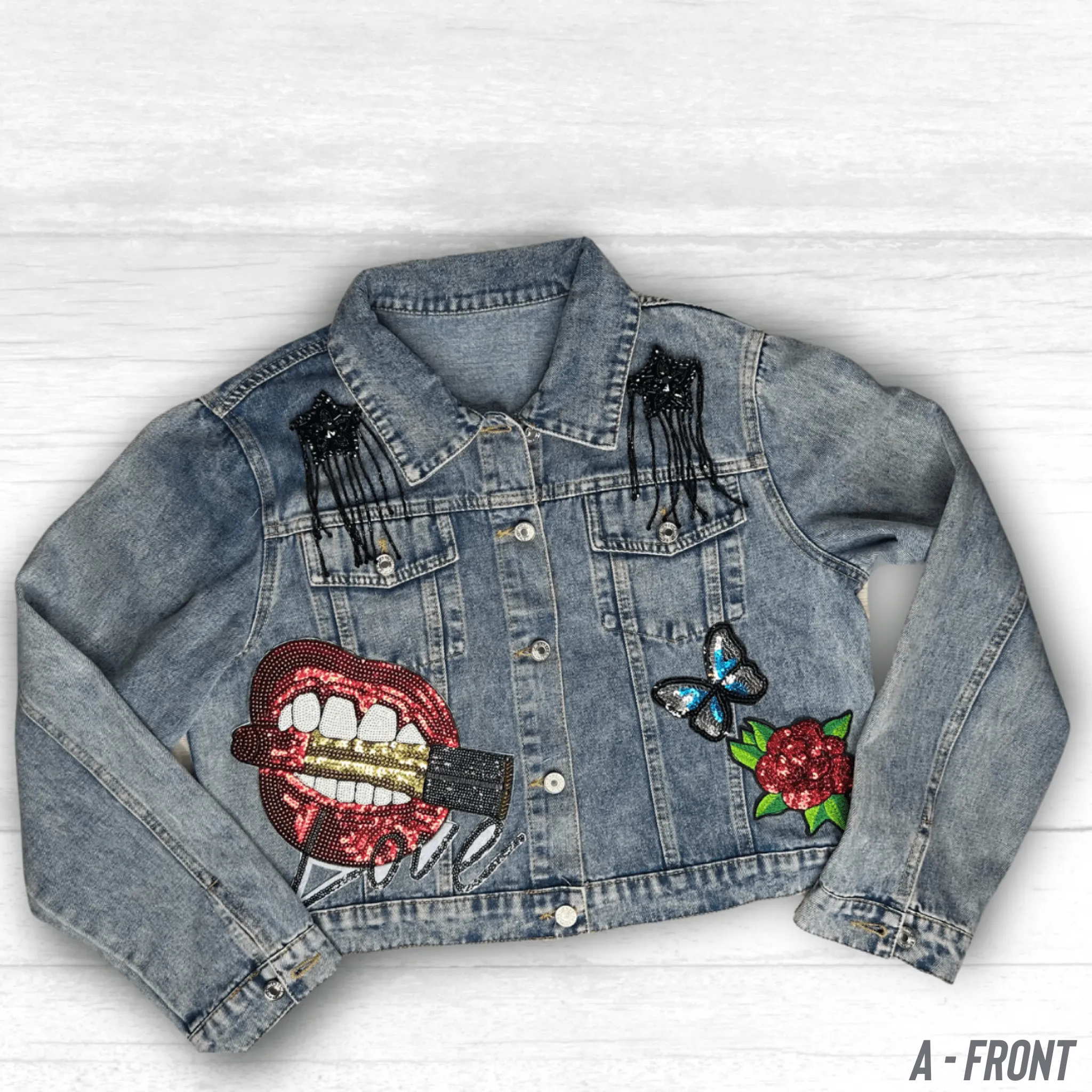 Tejano Embellished Denim Jacket