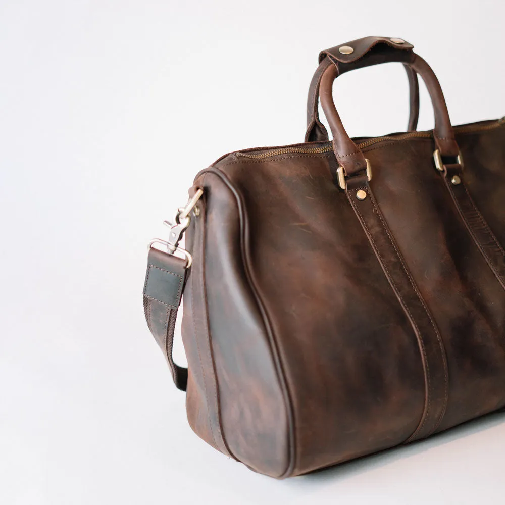 The Jetsetter Leather Clubhouse Bag