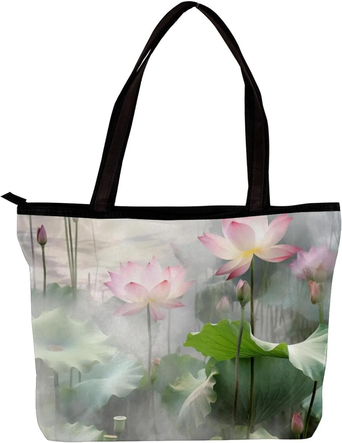 The Tote Bag For Women,Purses For Women,Handbags For Women,Amazing Lotus Pond Handbags