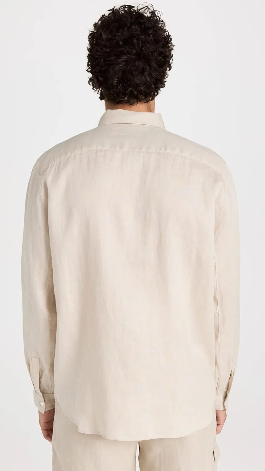 Theory Men's Irving Relaxed Linen Shirt