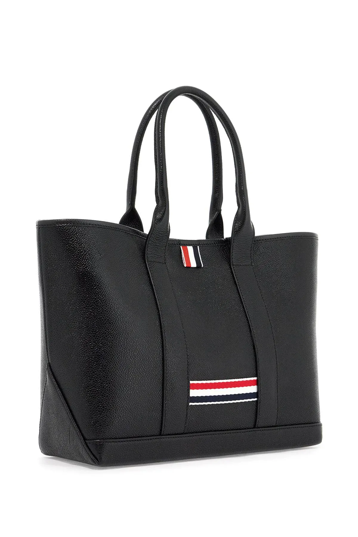 Thom Browne Small Leather Tote Bag For Tools