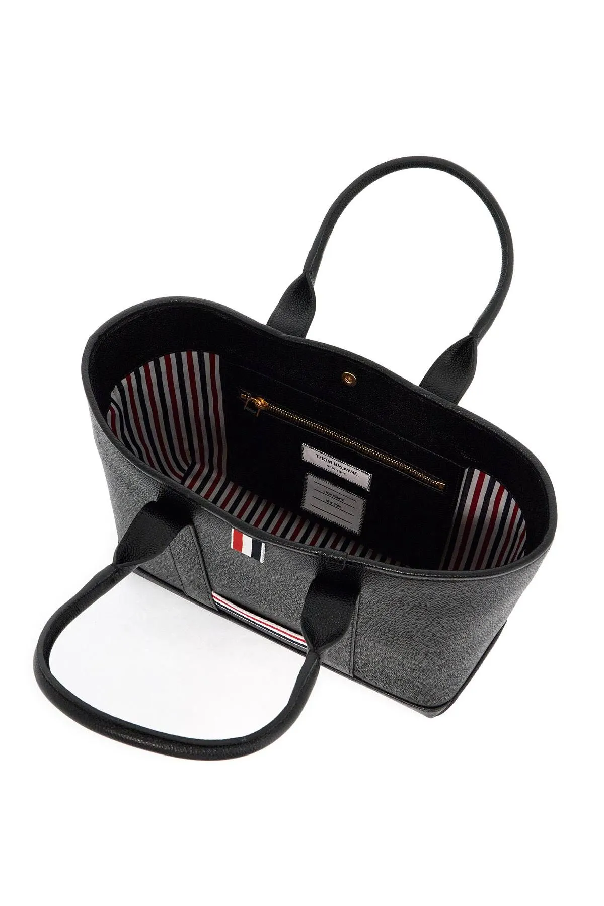 Thom Browne Small Leather Tote Bag For Tools