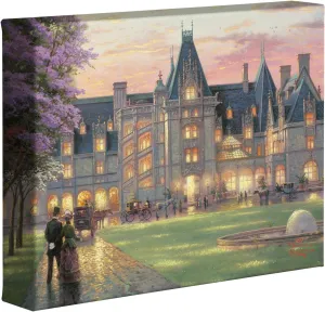 Thomas Kinkade Elegant Evening at Biltmore 8" x 10" Gallery Wrapped Canvas