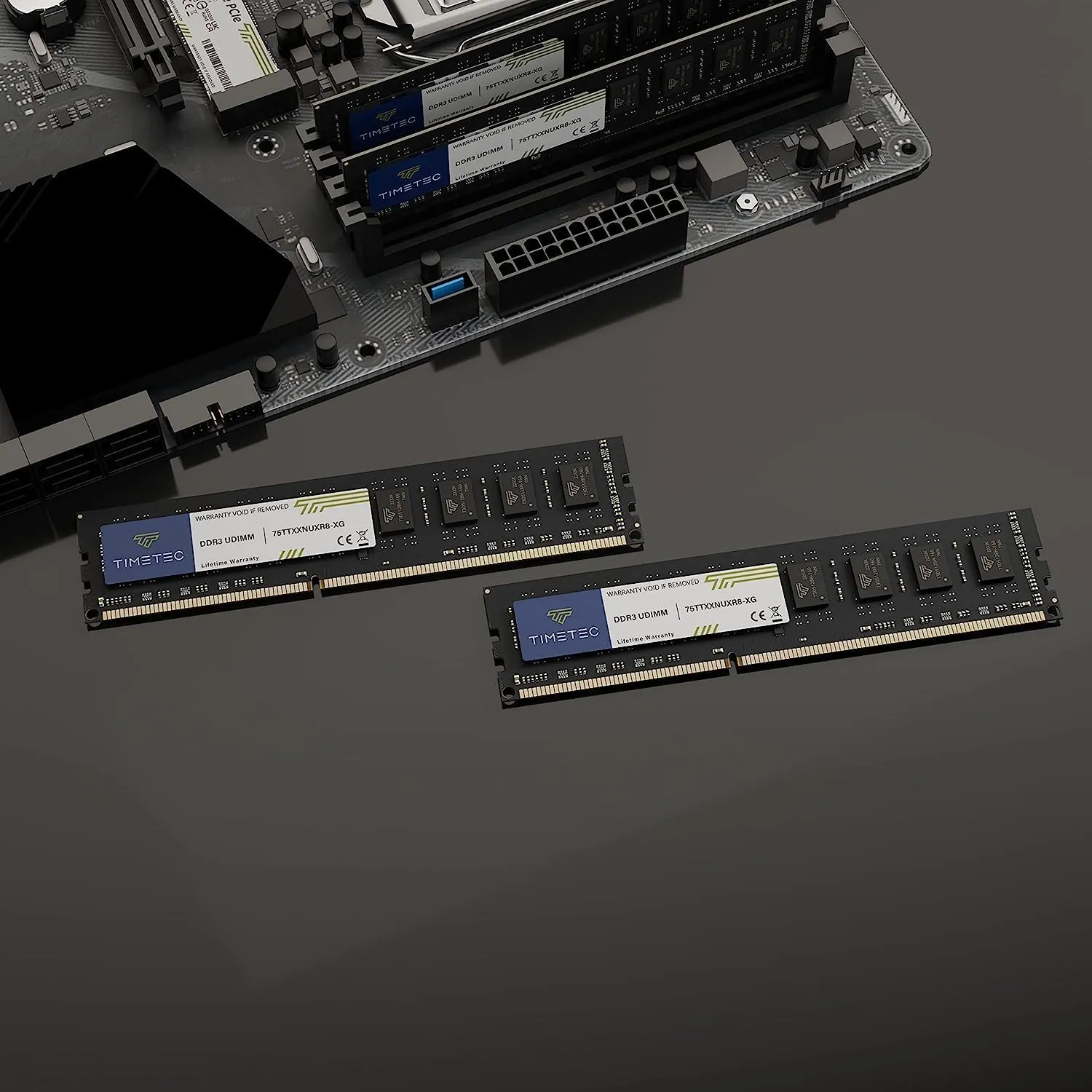 Timetec 80GB KIT(10x8GB) DDR3 / DDR3L 1333MHz PC3-10600 Non-ECC Unbuffered 1.5V / 1.35V CL9 2Rx8 Dual Rank 240 Pin UDIMM PC Desktop Computer Memory RAM Module Upgrade (80GB KIT(10x8GB))