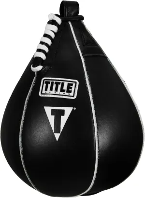 Title Boxing Super Speed Bag, Black, 7" x 10"