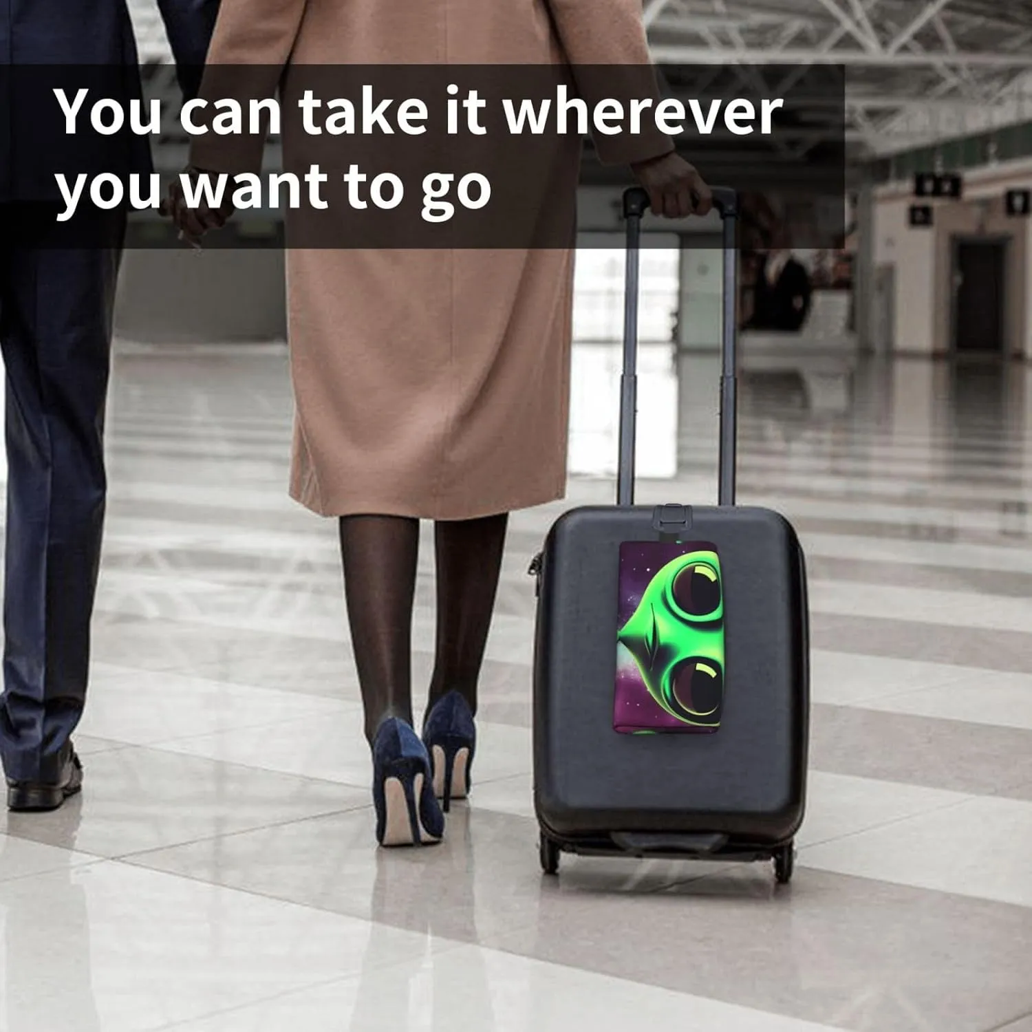 Toiletry Bag for Women Men Dopp Kit Travel Makeup Bag Make Up Organizers Cosmetic Bag Green Alien Hanging Toiletry Bag Shaving Bag with Large Capacity for Travel