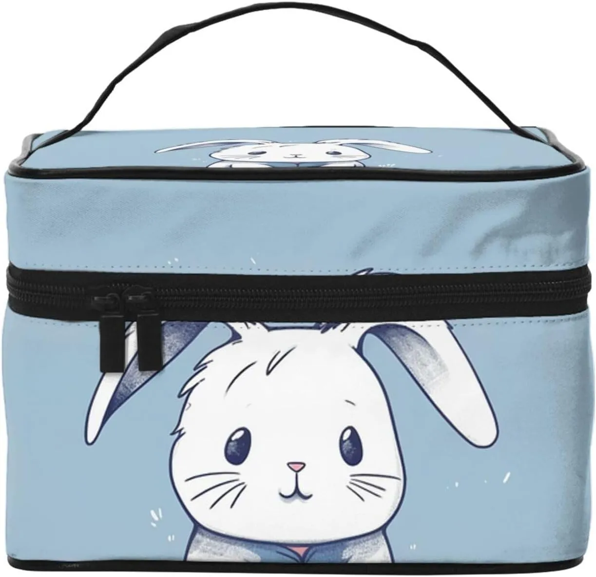 Toiletry Bag for Women Men Dopp Kit Travel Makeup Bag Make Up Organizers Cosmetic Bag Line Drawing Rabbit Hanging Toiletry Bag Shaving Bag with Large Capacity for Travel
