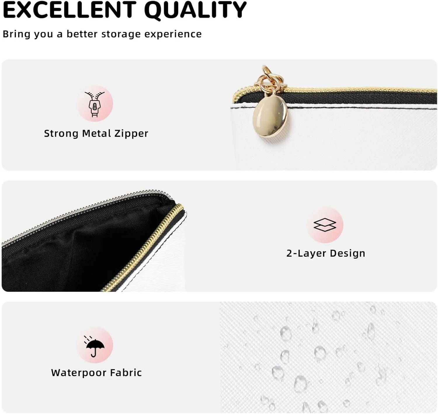 Toiletry Bag for Women Men Dopp Kit Travel Makeup Bag Ocean Wave Make Up Organizers Cosmetic Bag