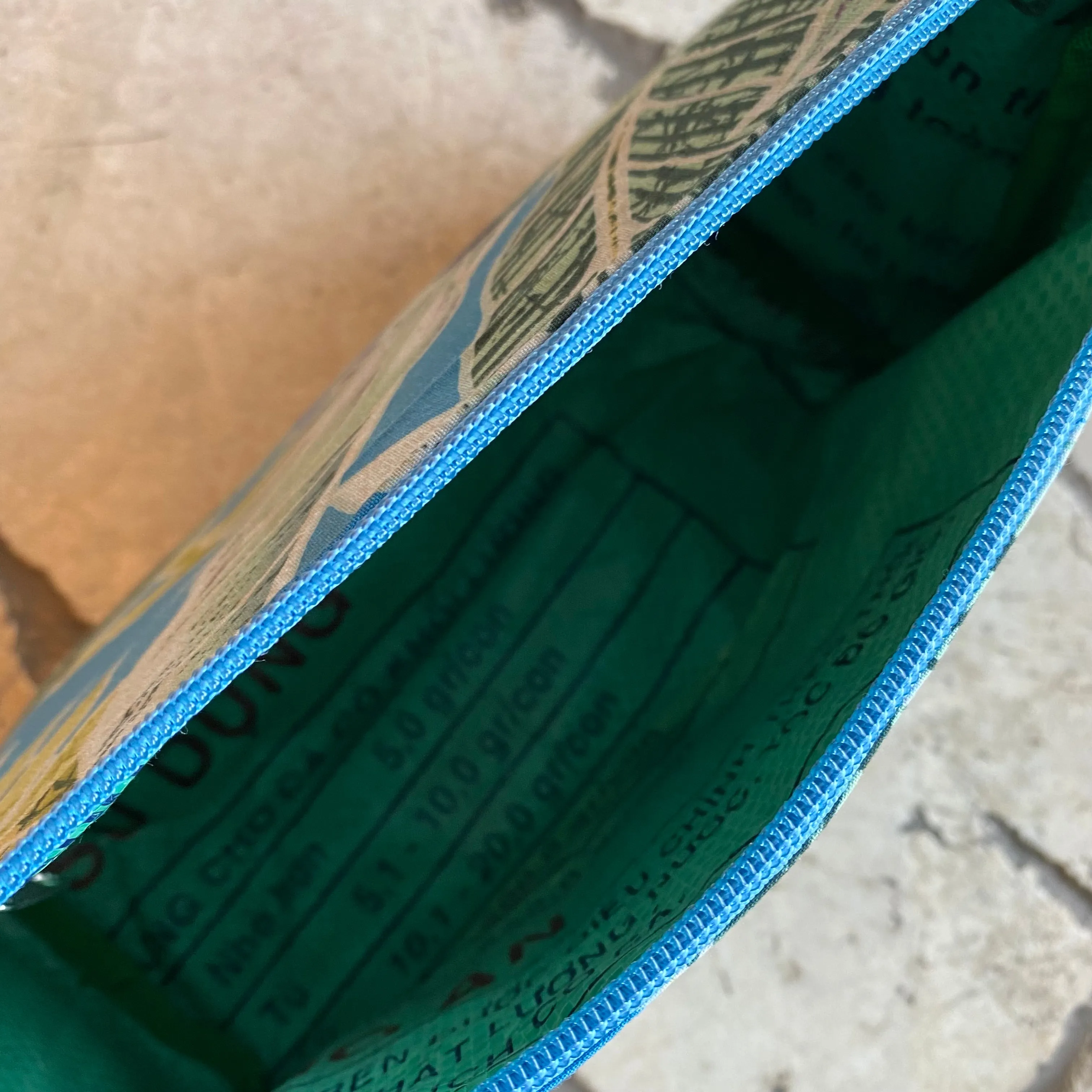 Toiletry Bags - upcycled hawaiian shirt and fish feed bags