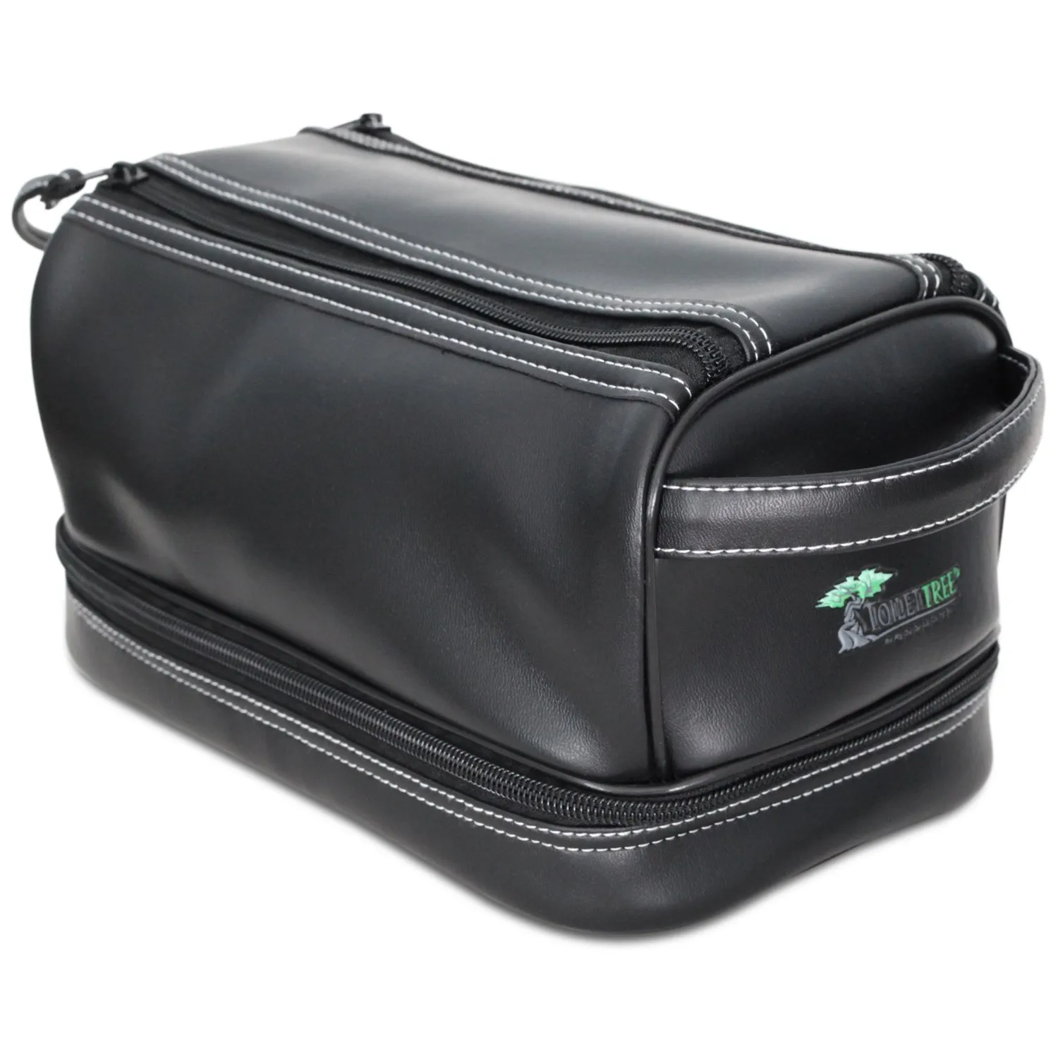 ToiletTree Products Toiletry Bag with 3 TSA Approved Bottles and Sonic Travel Toothbrush