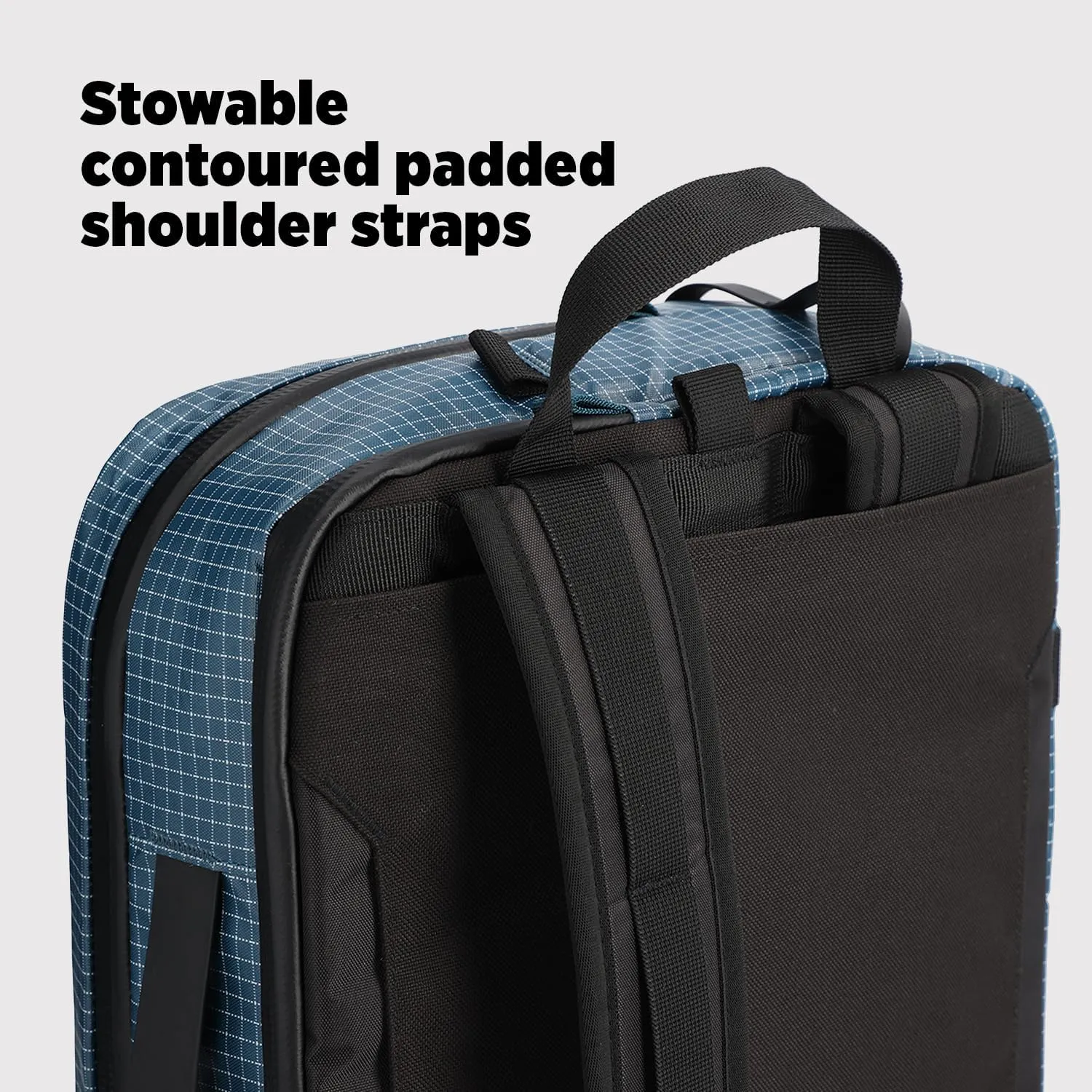Topo Designs Apex Global Briefcase – Nylon Ripstop Fabric, Weatherproof Commuting Travel Pack with Oversized Zips, Made with 100% Recycled Materials (Black)