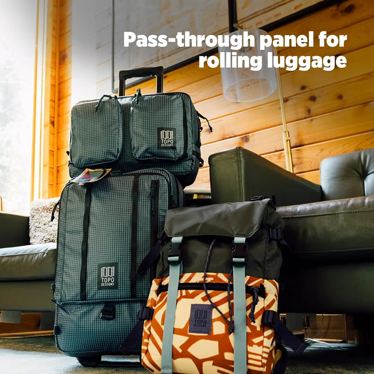 Topo Designs Apex Global Briefcase – Nylon Ripstop Fabric, Weatherproof Commuting Travel Pack with Oversized Zips, Made with 100% Recycled Materials (Black)