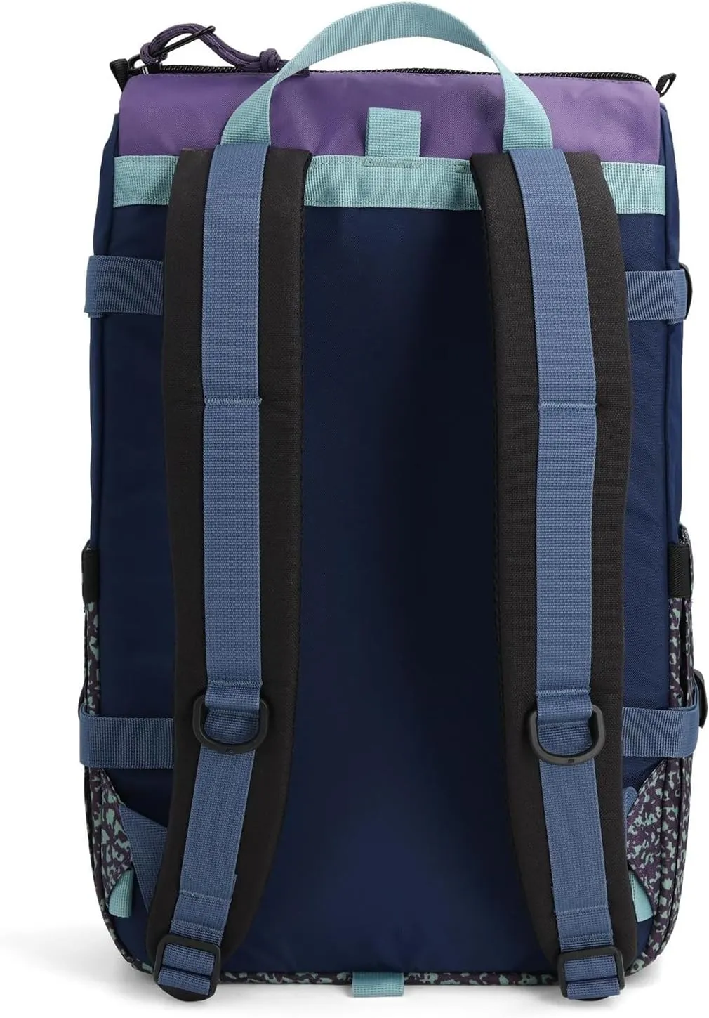 Topo Designs Rover Pack Classic - Daily Daypack for Commutes, Day Trips, Hikes, Iconic Denver Design, Recycled Nylon, (Loganberry/Crackle)