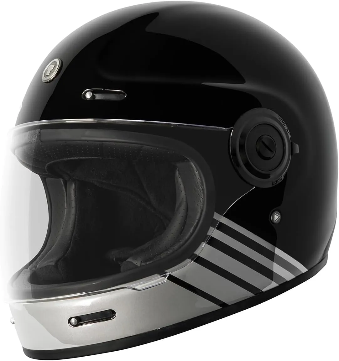 TORC T1/Newport Fiberglass Full Face Motorcycle Helmet DOT & ECE Approved