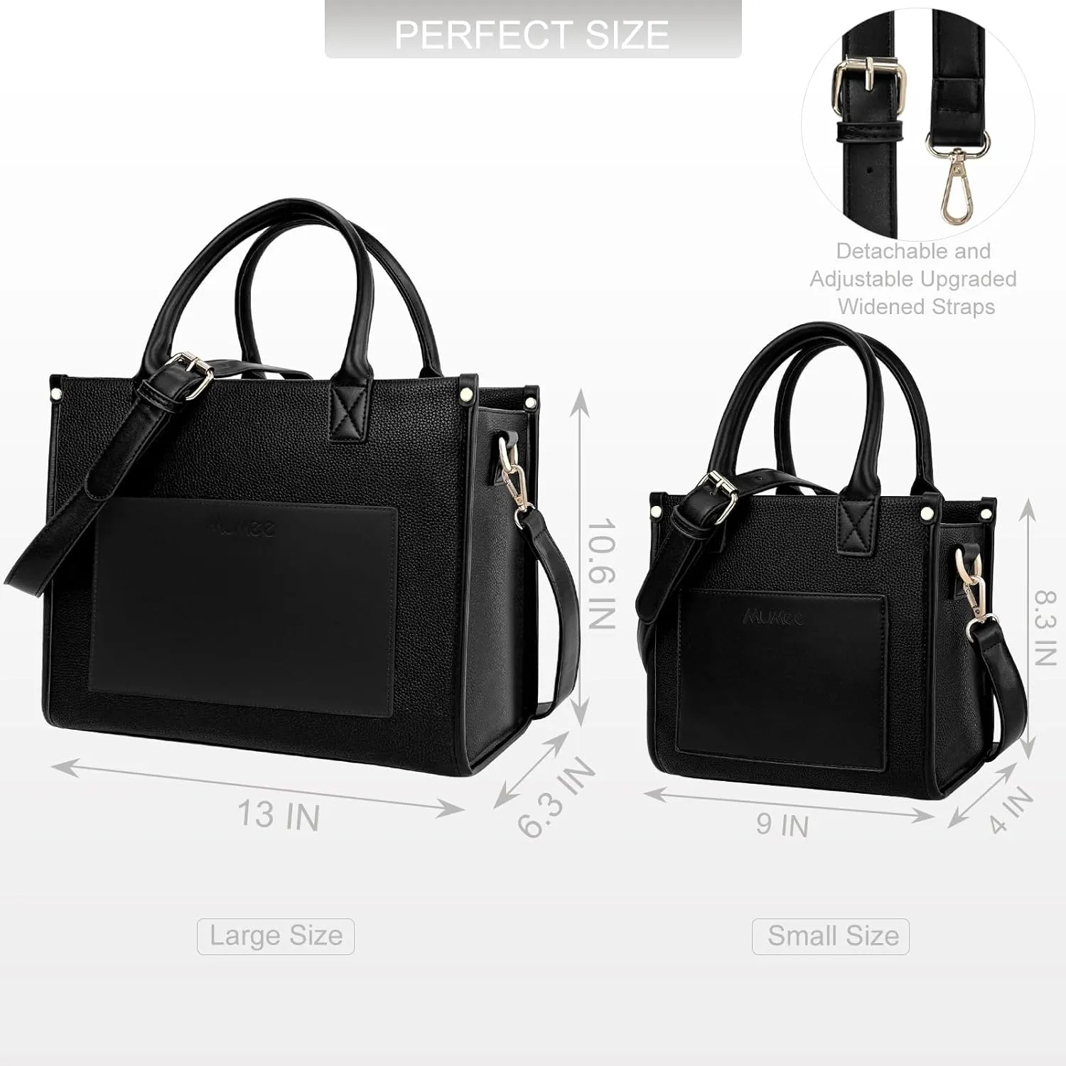 Tote Bag For Women The Leather Tote Bag with Zipper Boho Bags Shoulder Handbags for Work, Travel, Office