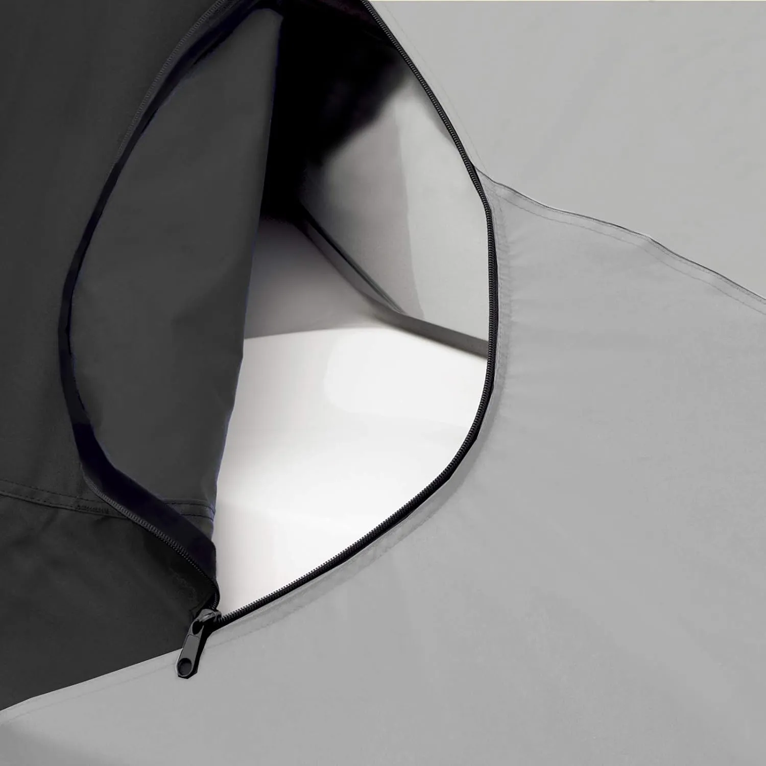 Trailerable Jet Ski Cover, Waterproof Marine Grade 600D Heavy Duty Polyester PWC Cover Gray/Black Color Fits from 126"-135" 3 Seater