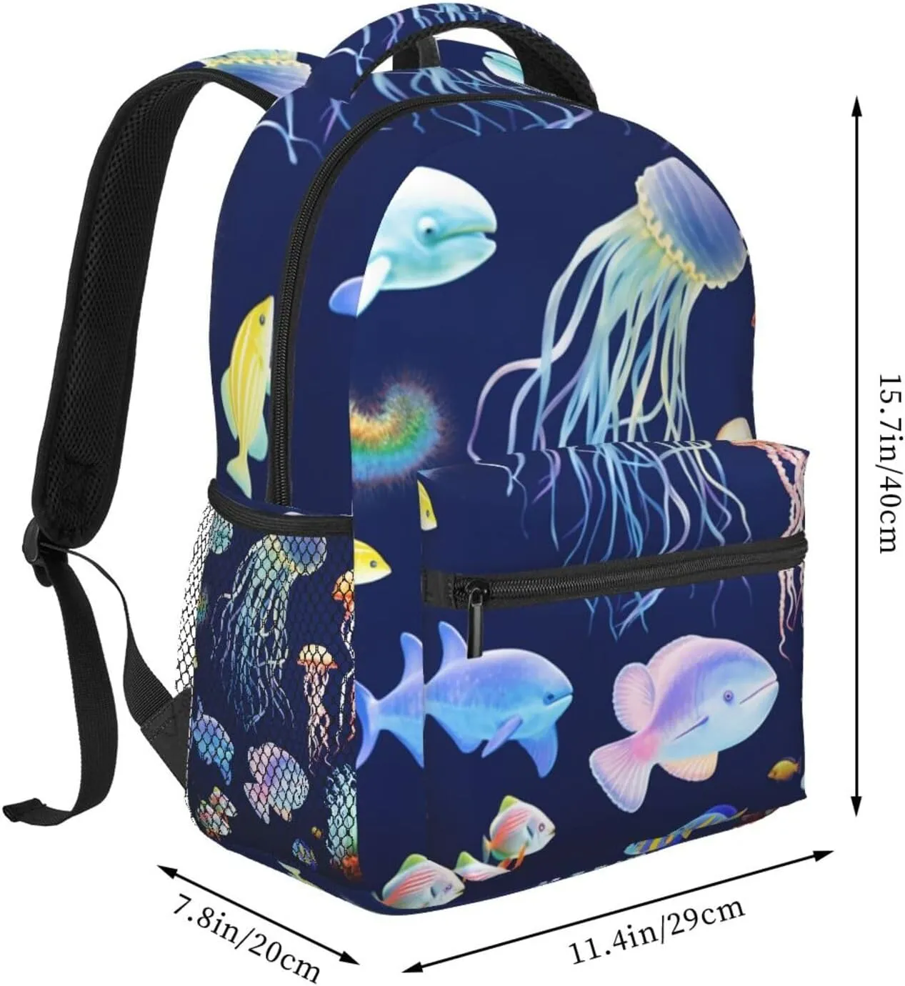 Travel Backpack for Women Men Casual Carry On Back Pack Brown Bear 15.6inch Laptop Backpack