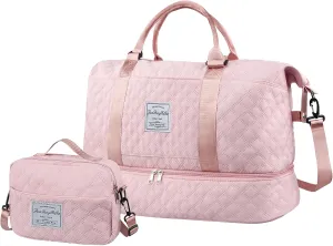 Travel Duffel Bag Weekender Overnight Bag for Women Carry On Gym Bag Travel Essentials