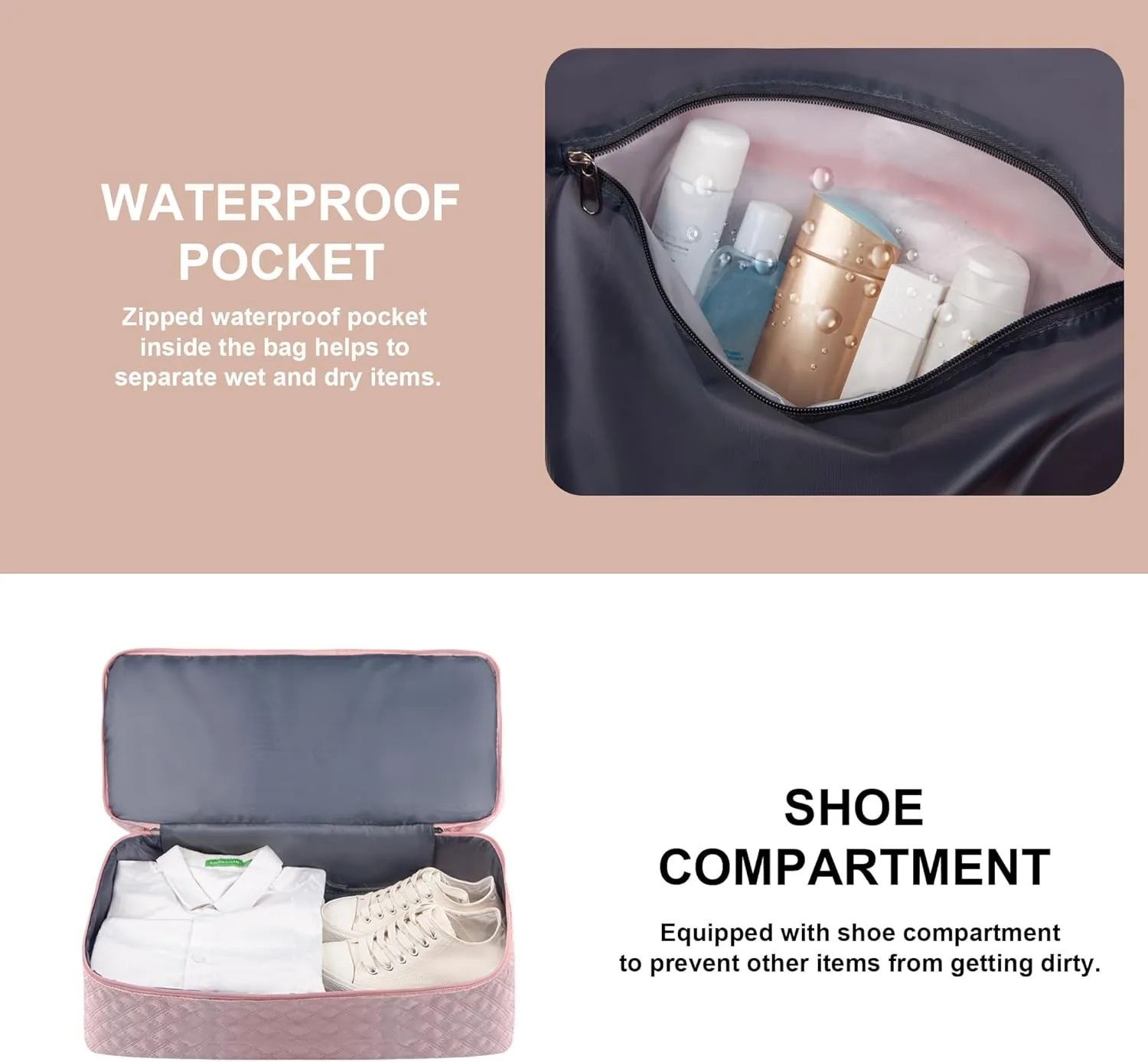 Travel Duffel Bag Weekender Overnight Bag for Women Carry On Gym Bag Travel Essentials