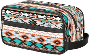 Travel Toiletry Bag for Kids Boys Men Women,Tribal Arrow Pattern Waterproof Make up Bag for Travel, Shaving Bag Dopp Kit, Cosmetic Bag-Hangable Makeup Pouch, Men's Bathroom Bag