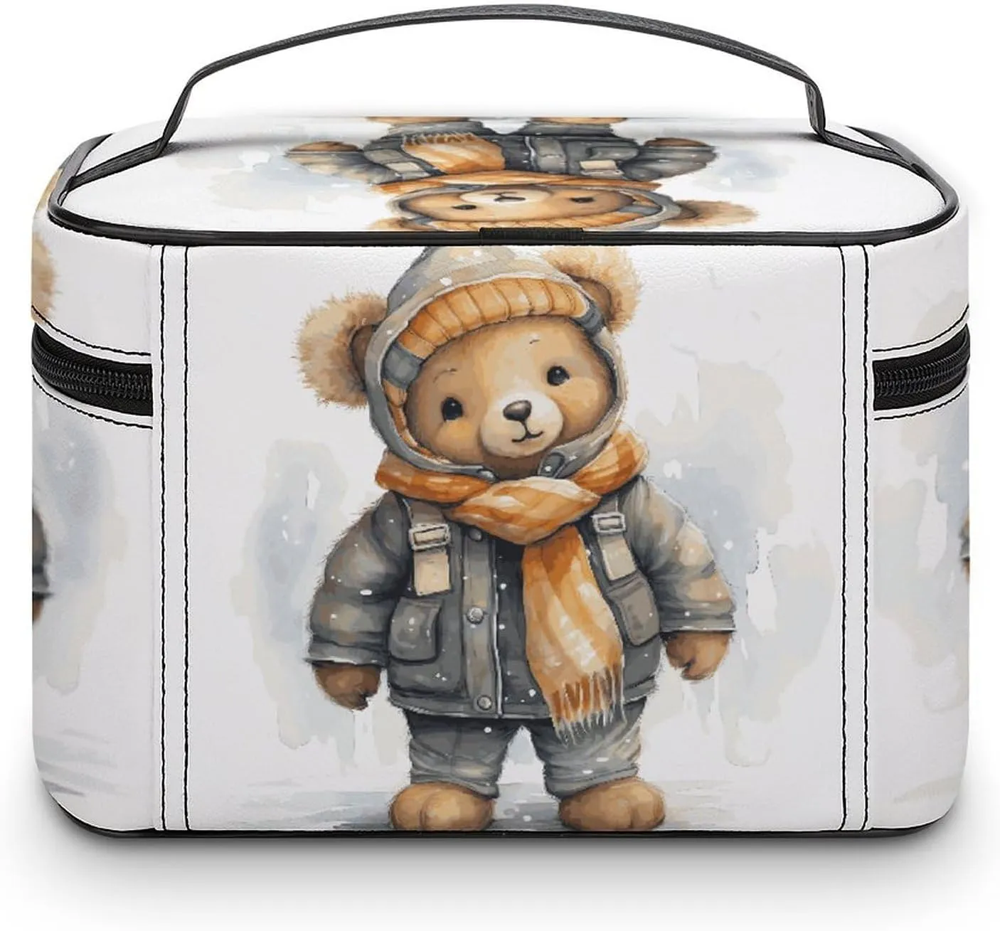 Travel Toiletry Bag for Women And Men,Cute Bear Toiletry Organizer, Makeup Bag Travel Organizer for Shampoo,Toiletries