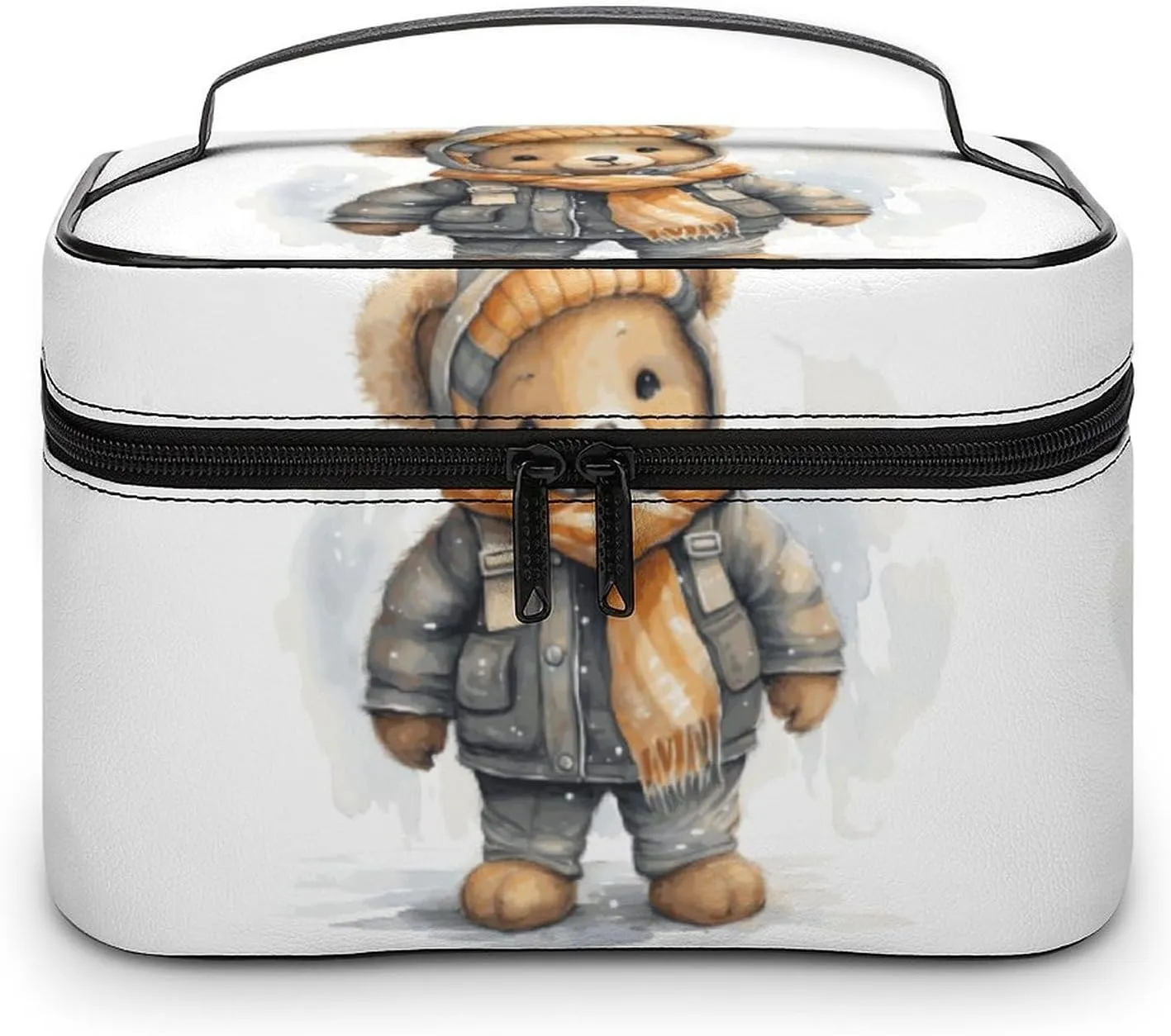 Travel Toiletry Bag for Women And Men,Cute Bear Toiletry Organizer, Makeup Bag Travel Organizer for Shampoo,Toiletries