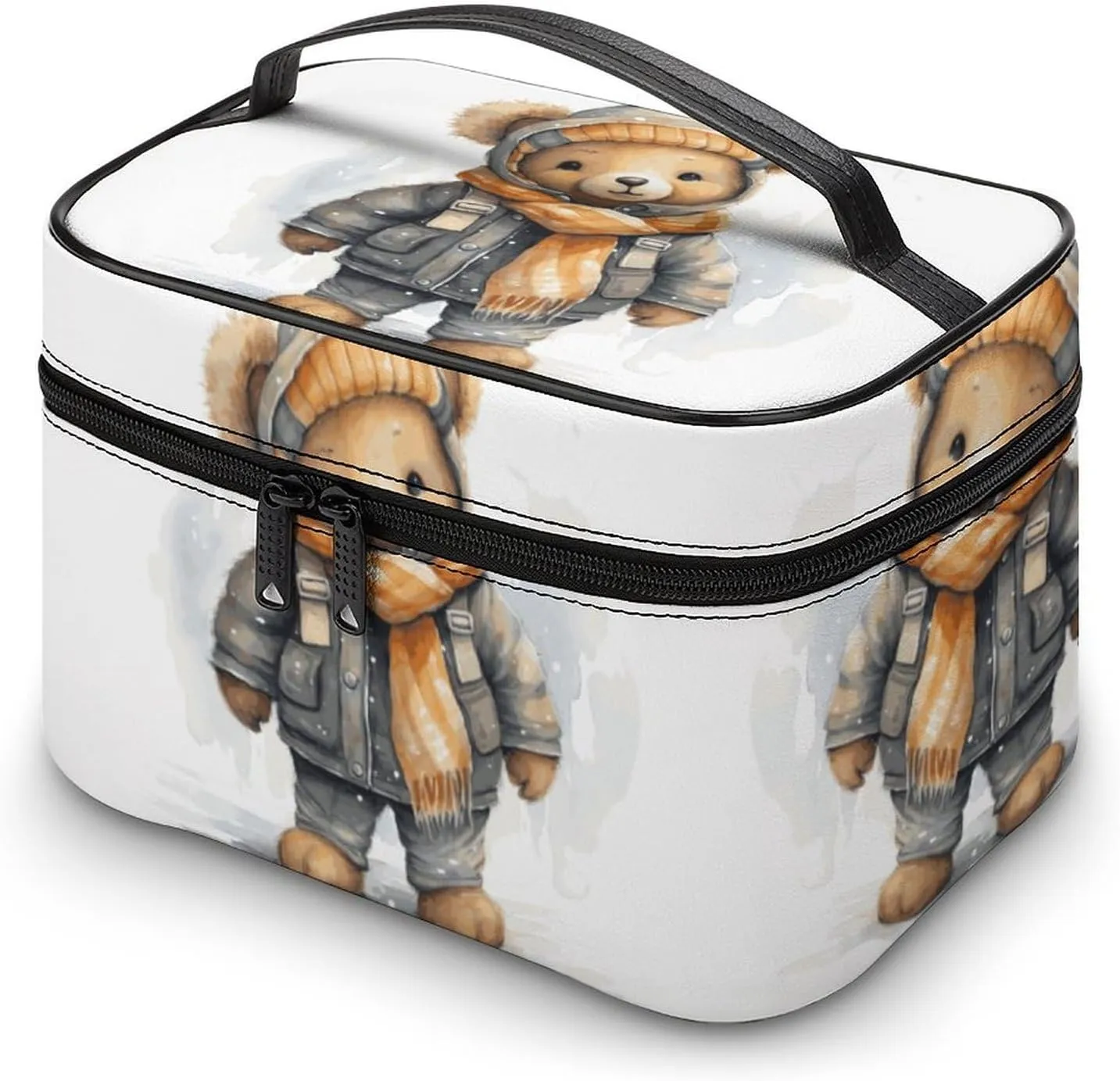 Travel Toiletry Bag for Women And Men,Cute Bear Toiletry Organizer, Makeup Bag Travel Organizer for Shampoo,Toiletries