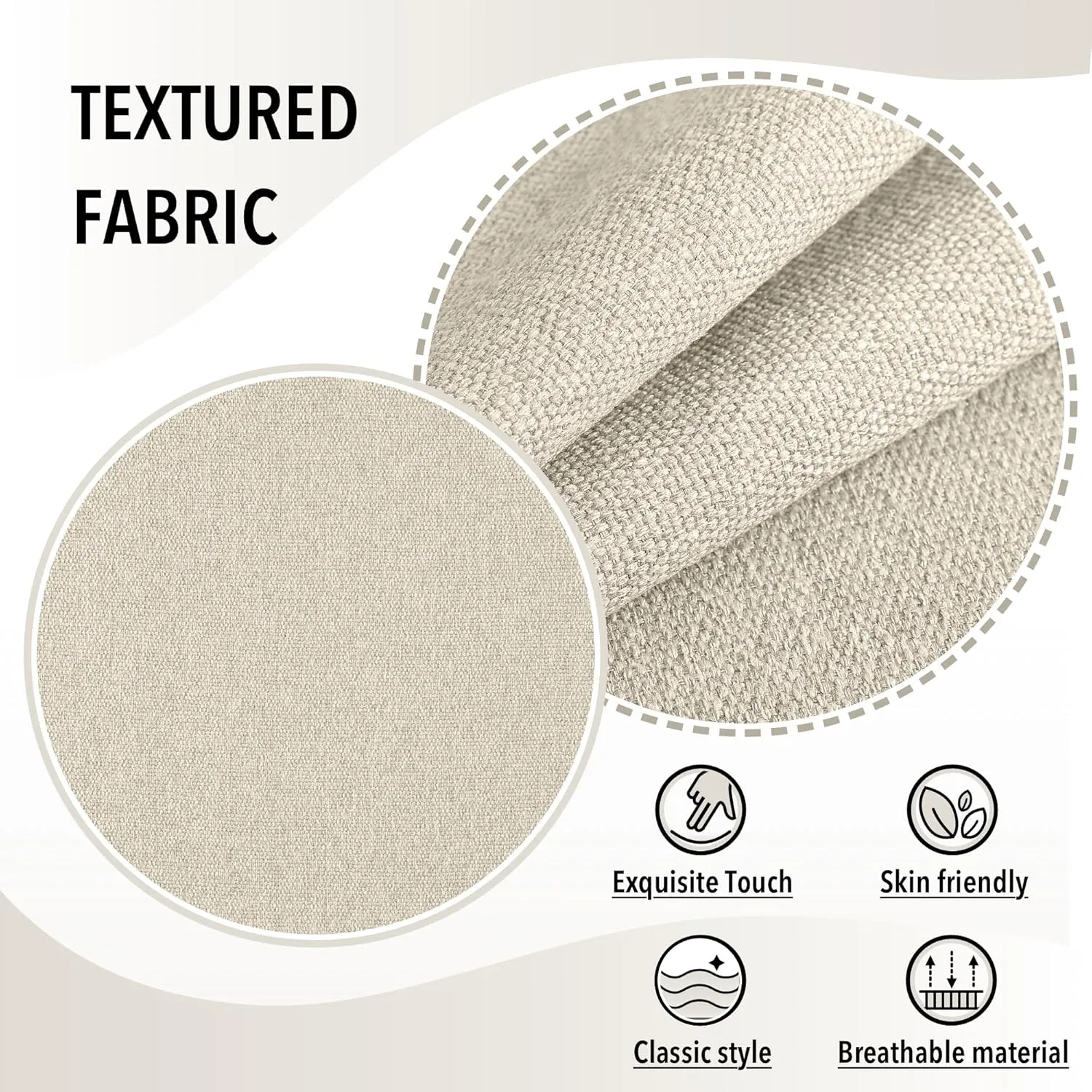 Tromlycs Metal Chair Cushions 14x14 Seat Small Tolix for Metal Chairs Cushions Pads Dining 14 inch Light Linen, One Piece