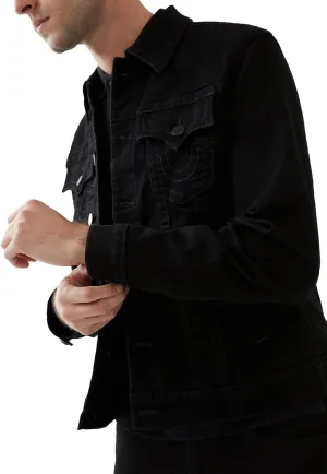 True Religion Men's Denim Trucker Jacket