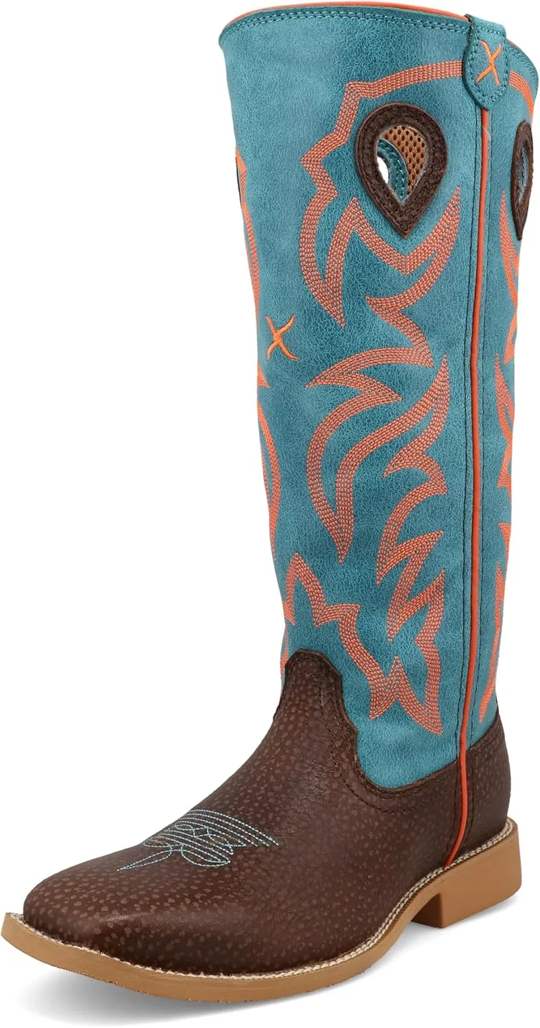 Twisted X Kid's Buckaroo, New Wide Square Toe