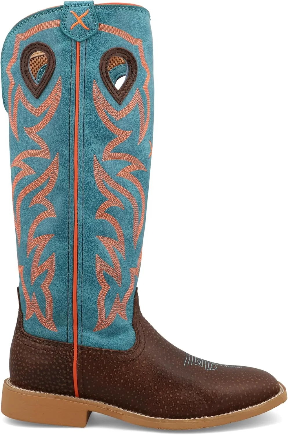 Twisted X Kid's Buckaroo, New Wide Square Toe