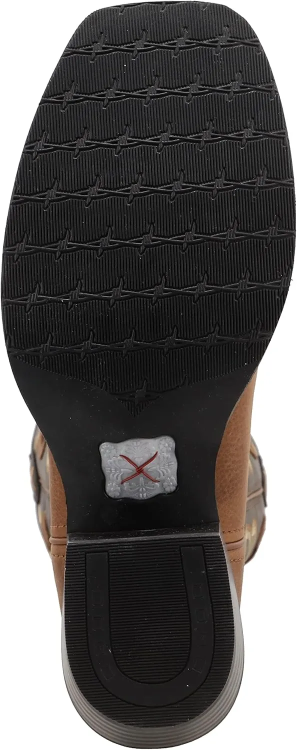 Twisted X Men's 16" Buckaroo, Wide Square Toe with CellSole