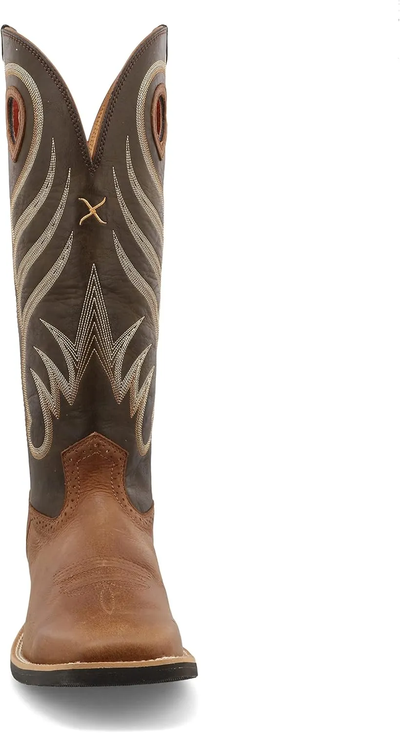 Twisted X Men's 16" Buckaroo, Wide Square Toe with CellSole