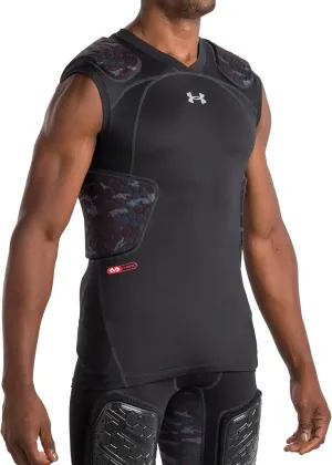 Under Armour Gameday Pro 5-Pad Football Shirt, Comfortable Compression & Protection for Practice & Game Day, Adult Men's