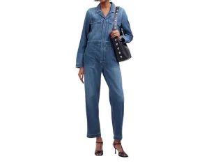 Utility Coveralls Denim Jumpsuit In Dewitt Wash